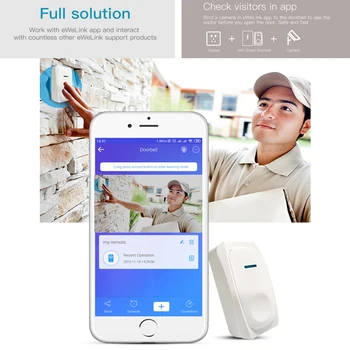 Wifi Smart Doorbell Switch APP Remote Control Share Multiplayer Control For Smart Home System
Wifi Smart Doorbell Switch APP Remote Control Share Multiplayer Control For Smart Home System