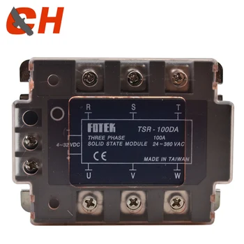 100DA TSR-40DA 60DA 80DA 100DA Three-phase High voltage type SSR input 4-32V DC load 90-480V AC
100DA TSR-40DA 60DA 80DA 100DA Three-phase High voltage type SSR input 4-32V DC load 90-480V AC