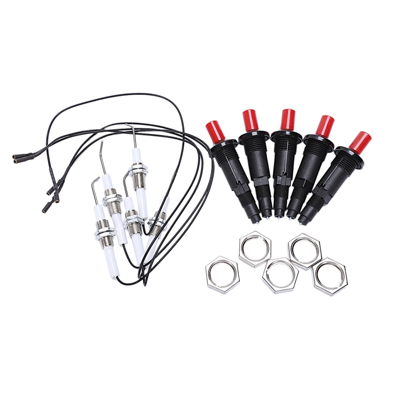 ELEG-Gas Grill Push Button Kitchen Lighter Piezo Ignition Kit Universal Threaded Plug 1Pcs
ELEG-Gas Grill Push Button Kitchen Lighter Piezo Ignition Kit Universal Threaded Plug 1Pcs