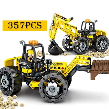 New 357PCS Multifunctional Engineering Vehicle Plastic Model Building Blocks Children Toys Educational Stitching Toy Boy Gift
New 357PCS Multifunctional Engineering Vehicle Plastic Model Building Blocks Children Toys Educational Stitching Toy Boy Gift