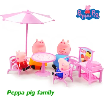 Peppa Pig Classmate Toy Movable Doll Outdoor Coffee Shop Set Peppa Pig Movable Model Doll Children's Holiday Toy Gift
Peppa Pig Classmate Toy Movable Doll Outdoor Coffee Shop Set Peppa Pig Movable Model Doll Children's Holiday Toy Gift
