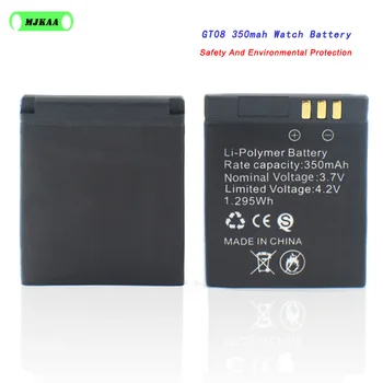 GT08 350mah Rechargeable Li-po Li-ion Lithium Smartwatch Battery Stable Power Supply Battery Replacement for GT08 Smart Watch
GT08 350mah Rechargeable Li-po Li-ion Lithium Smartwatch Battery Stable Power Supply Battery Replacement for GT08 Smart Watch