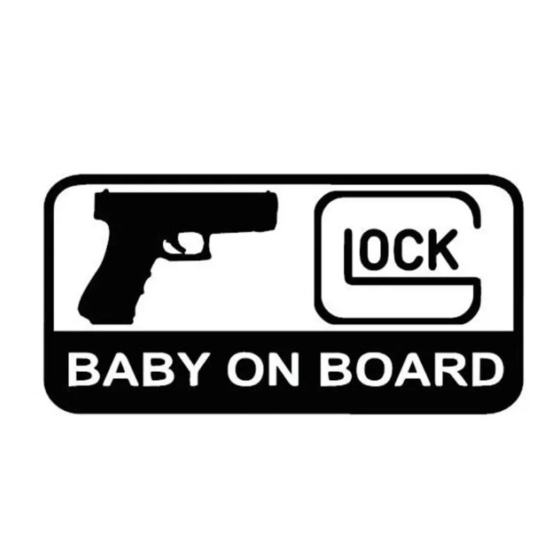 Interesting GLOCK BABY ON BOARD Character Car Sticker Motorcycle Decals Waterproof Windshield Decals PVC 16cm X 8cm
Interesting GLOCK BABY ON BOARD Character Car Sticker Motorcycle Decals Waterproof Windshield Decals PVC 16cm X 8cm