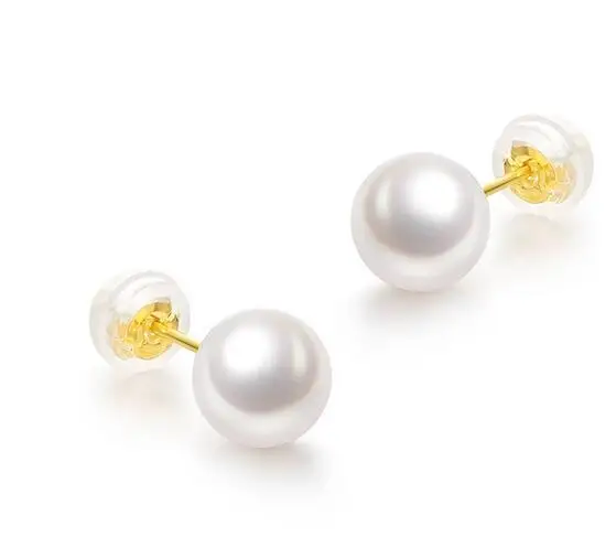 noble Fine jewelry a pair 6-7mm white Japanese Akoya pearl Stud earring 18k Yellow Gold accessory
noble Fine jewelry a pair 6-7mm white Japanese Akoya pearl Stud earring 18k Yellow Gold accessory