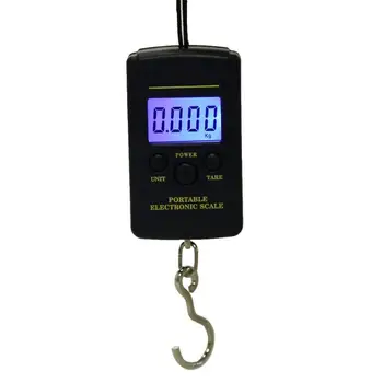 Portable 40kg /10g LED Mini Weight Hanging Scales Electronic Fishing Luggage Kitchen Digital Pocket Scales with Hook
Portable 40kg /10g LED Mini Weight Hanging Scales Electronic Fishing Luggage Kitchen Digital Pocket Scales with Hook