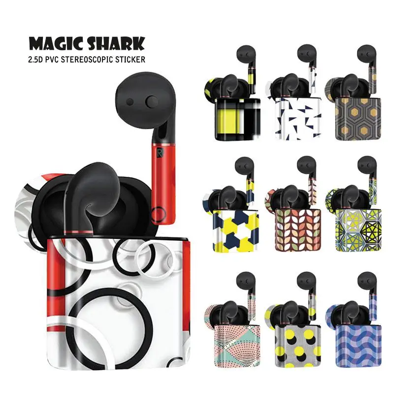 Magic Shark Fashion Geometric Cycle PVC Wrap Skin Film Vape Case Sticker Pod Case Cover for Huawei Freebuds 2/2 Pro Earphone
Magic Shark Fashion Geometric Cycle PVC Wrap Skin Film Vape Case Sticker Pod Case Cover for Huawei Freebuds 2/2 Pro Earphone