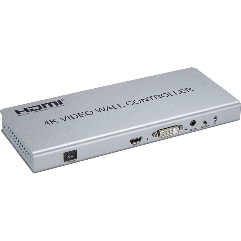 Настенный видеоконтроллер HDMI 4K 2X2 видеопроцессор вход HDMI/DVI поддержка 8 режимов