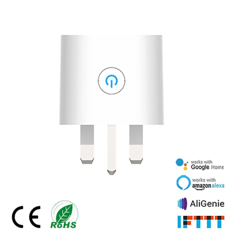 WIFI Wireless Voice Control Remote Socket Smart Timer Plug UK Home Fire Retardant PC Smart Power Socket UK Plug Smart Timer Plug
WIFI Wireless Voice Control Remote Socket Smart Timer Plug UK Home Fire Retardant PC Smart Power Socket UK Plug Smart Timer Plug