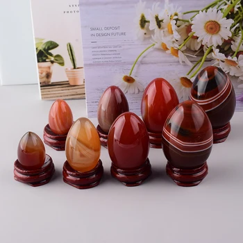 Natural Red Agate Crystal Undrill Egg Set Original Stone Mineral Quartz Chakra Healing Ball Home Decorative Divination Feng Shui
Natural Red Agate Crystal Undrill Egg Set Original Stone Mineral Quartz Chakra Healing Ball Home Decorative Divination Feng Shui