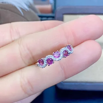 Natural And Real Garnet Ring Wedding Engagement Rings for Women 925 sterling silver Ring
Natural And Real Garnet Ring Wedding Engagement Rings for Women 925 sterling silver Ring