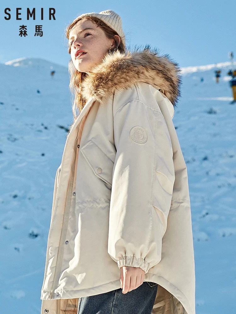 SEMIR Cotton jacket winter women 2019 new winter jacket female tide ins super fashion short Korean version loose cotton coat
SEMIR Cotton jacket winter women 2019 new winter jacket female tide ins super fashion short Korean version loose cotton coat