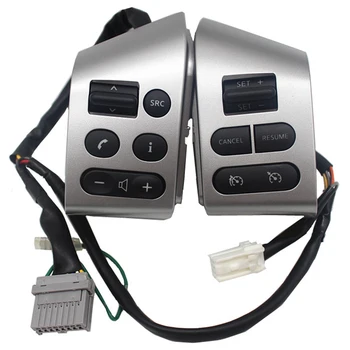 Car Accessories Steering Wheel Control Buttons With Backlight Silver Buttons For Nissan Livina Tiida Sylphy 
Car Accessories Steering Wheel Control Buttons With Backlight Silver Buttons For Nissan Livina Tiida Sylphy