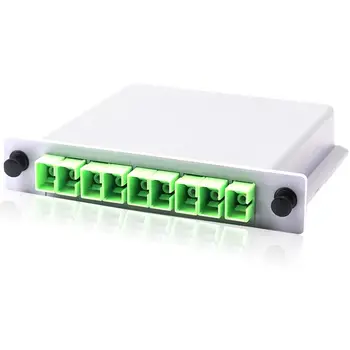 10PCS/ Lot SC APC cassette 1X8 splitter Fiber Optical Box FTTH cassette box with 1X8 Planar waveguide type Optical splitter
10PCS/ Lot SC APC cassette 1X8 splitter Fiber Optical Box FTTH cassette box with 1X8 Planar waveguide type Optical splitter
