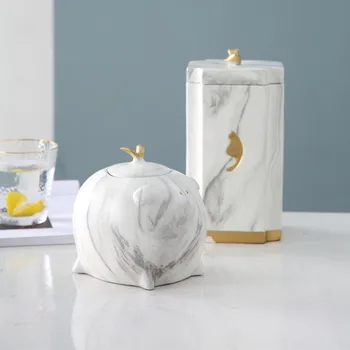Nordic Marble Pattern Animal Sealed Moisture-proof Tank Simple Household Cat and Dog Food Storage Box Large Snack Storage Tank
Nordic Marble Pattern Animal Sealed Moisture-proof Tank Simple Household Cat and Dog Food Storage Box Large Snack Storage Tank