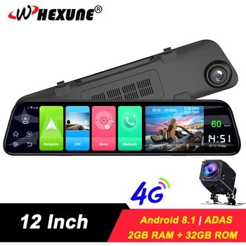 WHEXUNE 4G Android 8.1 Mirror DVR 2GB RAM 32GB ROM GPS Navigation Car DVR Rear view Mirror 1080P Dash Cam Video Camera Recorder
WHEXUNE 4G Android 8.1 Mirror DVR 2GB RAM 32GB ROM GPS Navigation Car DVR Rear view Mirror 1080P Dash Cam Video Camera Recorder