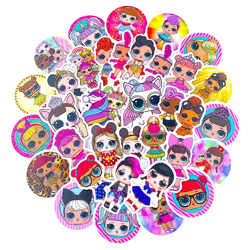 50pcs Personality stickers children's PVC graffiti doll stickers suitcase boot guitar car waterproof
50pcs Personality stickers children's PVC graffiti doll stickers suitcase boot guitar car waterproof