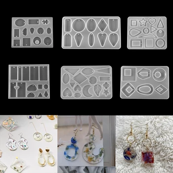 1pcs Earring Pendant Silicone Mold For Resin Earring Epoxy Resin Combination Moulds For DIY Jewelry Making Finding Tool Supplies
1pcs Earring Pendant Silicone Mold For Resin Earring Epoxy Resin Combination Moulds For DIY Jewelry Making Finding Tool Supplies