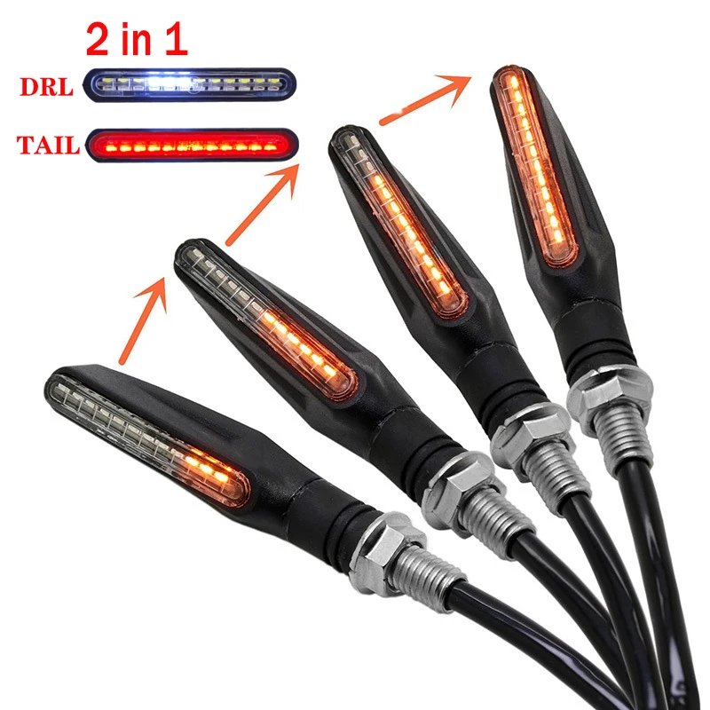 The Newest Motorcycle LED Turn Signal Fllowing Light Amber Flasher Indicator Blinker FOR benelli trk 502 suzuki intruder msx 125
The Newest Motorcycle LED Turn Signal Fllowing Light Amber Flasher Indicator Blinker FOR benelli trk 502 suzuki intruder msx 125