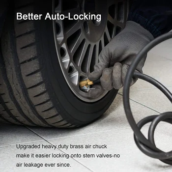 4 Pack Air Chuck Heavy Duty Closed Flow Lock on Tire Chuck with Clip for Inflator Gauge Compressor Accessories
4 Pack Air Chuck Heavy Duty Closed Flow Lock on Tire Chuck with Clip for Inflator Gauge Compressor Accessories