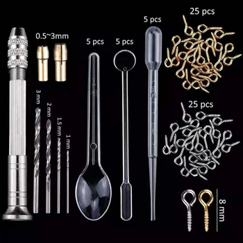 1 Set Silicone Mold Mix Stick Dropper Clasp DIY Jewelry Making Accessories Tools Molds Geometric Epoxy Resin Combination Crafts
1 Set Silicone Mold Mix Stick Dropper Clasp DIY Jewelry Making Accessories Tools Molds Geometric Epoxy Resin Combination Crafts