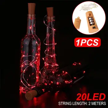 Fairy Light Fairy String 20LED Bottle Stopper Decorative Lights Festival Xmas Decor Wedding Garden Fairy String Light
Fairy Light Fairy String 20LED Bottle Stopper Decorative Lights Festival Xmas Decor Wedding Garden Fairy String Light