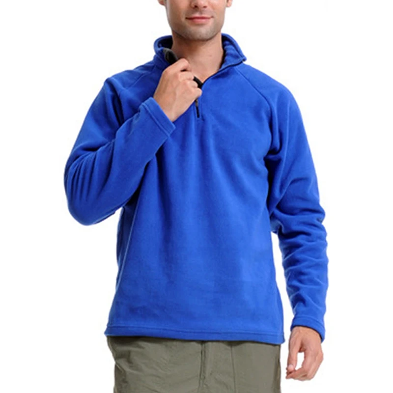 Men Overcoat Autumn Winter Thermal Fleece Jacket Outdoor Windproof Camping Hiking Hunting Half Zip Fleece Top Jacket New
Men Overcoat Autumn Winter Thermal Fleece Jacket Outdoor Windproof Camping Hiking Hunting Half Zip Fleece Top Jacket New
