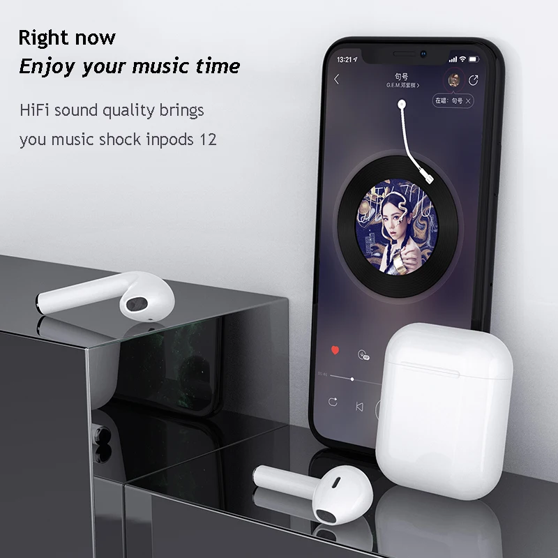Tws i12 Bluetooth 5.0 wireless earphones headphones inpods12 Touch Stereo sport running earbuds for Android for apple for xiaomi
Tws i12 Bluetooth 5.0 wireless earphones headphones inpods12 Touch Stereo sport running earbuds for Android for apple for xiaomi