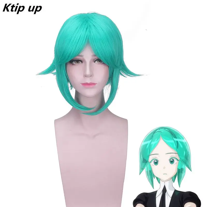 Ktip Up Anime Houseki No Kuni Cosplay Wig Land Of The Lustrous Phosphophyllite Synthetic Halloween Costume Green Short Hair
Ktip Up Anime Houseki No Kuni Cosplay Wig Land Of The Lustrous Phosphophyllite Synthetic Halloween Costume Green Short Hair