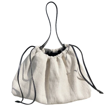 Women's Tote Bag Drawstring Canvas Shoulder Bag Large Capacity Travel Bag Women Tote Bag
Women's Tote Bag Drawstring Canvas Shoulder Bag Large Capacity Travel Bag Women Tote Bag