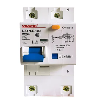 DZ47LE-100 1P 2P 3P 4P Air Switch mini Circuit Breaker moulded case 100A 80A Smart earth Leakage Protection Circuit Breaker
DZ47LE-100 1P 2P 3P 4P Air Switch mini Circuit Breaker moulded case 100A 80A Smart earth Leakage Protection Circuit Breaker