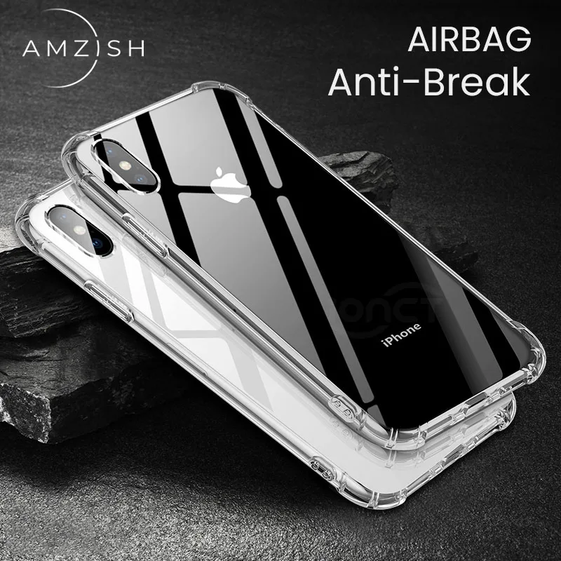 amzish Transparent Shockproof Phone Cover For iPhone 6 6S 7 8 7 Plus 8 Plus Case For iPhone X XS Max XR Case TPU Soft Anti-break
amzish Transparent Shockproof Phone Cover For iPhone 6 6S 7 8 7 Plus 8 Plus Case For iPhone X XS Max XR Case TPU Soft Anti-break