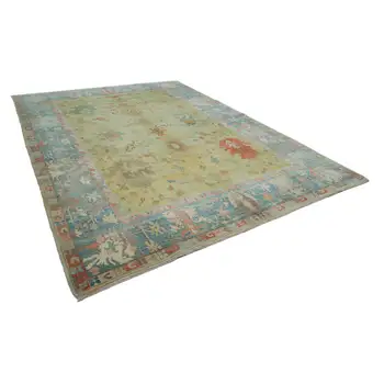 274x378 Cm Beige Handmade Oushak Rug-9x12 Ft
274x378 Cm Beige Handmade Oushak Rug-9x12 Ft