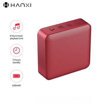 Mini Square Design Wireless Bluetooth Speaker Bulit-in 1200mAh Battery Couplet Loudspeaker Support TF Card AUX Output FM
Mini Square Design Wireless Bluetooth Speaker Bulit-in 1200mAh Battery Couplet Loudspeaker Support TF Card AUX Output FM