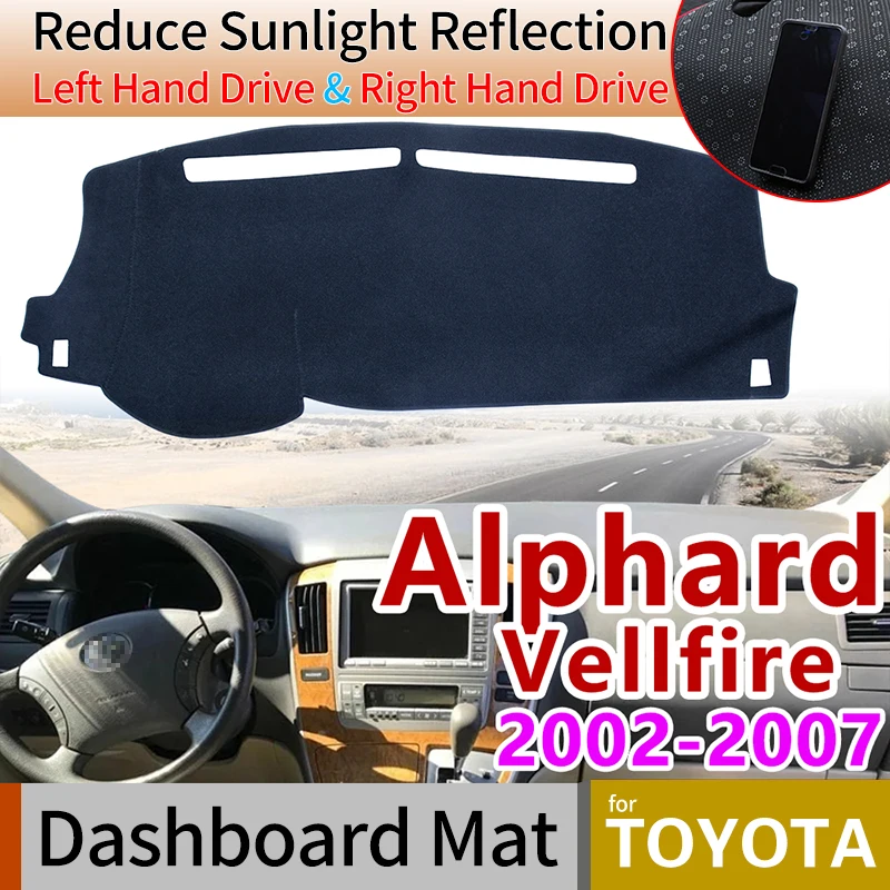 for Toyota Alphard Vellfire 10 AH10 2002~2007 Anti-Slip Mat Dashboard Dash Cover Pad Sunshade Dashmat Accessories 2004 2005 2006
for Toyota Alphard Vellfire 10 AH10 2002~2007 Anti-Slip Mat Dashboard Dash Cover Pad Sunshade Dashmat Accessories 2004 2005 2006