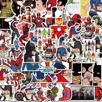 50 Pcs Super Hero Cartoon Stickers for Laptop Bicycle Luggage Motorcycle Phone PVC Waterproof JDM Graffiti Marvele Decal Sticker
50 Pcs Super Hero Cartoon Stickers for Laptop Bicycle Luggage Motorcycle Phone PVC Waterproof JDM Graffiti Marvele Decal Sticker