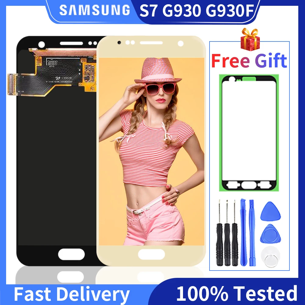 100% Tested AMOLED S7 LCD For SAMSUNG Galaxy S7 Flat G930 G930F Display Touch Screen Digitizer Assembly With Free Gift
100% Tested AMOLED S7 LCD For SAMSUNG Galaxy S7 Flat G930 G930F Display Touch Screen Digitizer Assembly With Free Gift