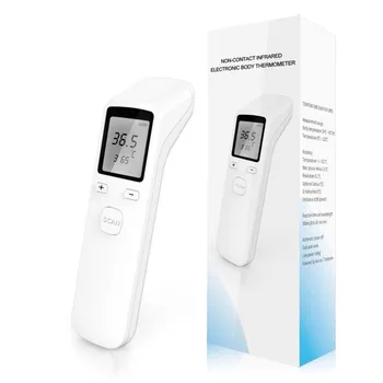 LCD IR Non-Contact Forehead Thermometer Digital Infrared Body Temporal Thermometer Meter with Fever Alarm термометр уличный
LCD IR Non-Contact Forehead Thermometer Digital Infrared Body Temporal Thermometer Meter with Fever Alarm термометр уличный
