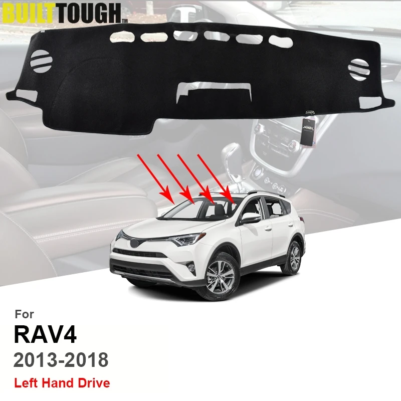 Коврик Xukey для приборной панели Toyota RAV4 2013 2014 2015 2016 2017 2018|carpeting carpets|carpet covercarpet pad |