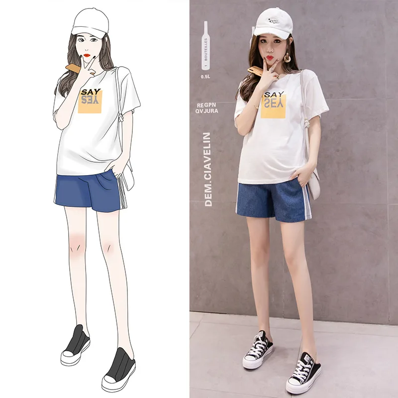 2019 Pregnant WOMEN'S Pants Denim Shorts Spring And Summer Thin Fashion Outer Wear Loose-Fit Leggings Spring And Autumn Summer
2019 Pregnant WOMEN'S Pants Denim Shorts Spring And Summer Thin Fashion Outer Wear Loose-Fit Leggings Spring And Autumn Summer