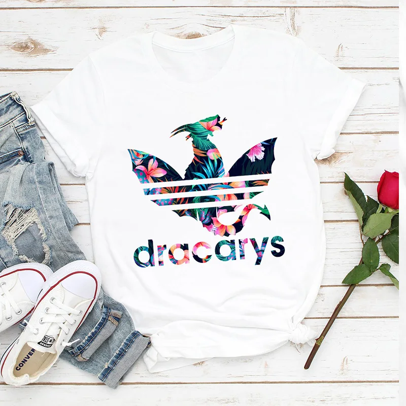 Camiseta Dracarys T Shirt Game of Thrones Mother of Dragons Khaleesi T-Shirt Women Dragon Fire Women's Tee Summer Tops
Camiseta Dracarys T Shirt Game of Thrones Mother of Dragons Khaleesi T-Shirt Women Dragon Fire Women's Tee Summer Tops