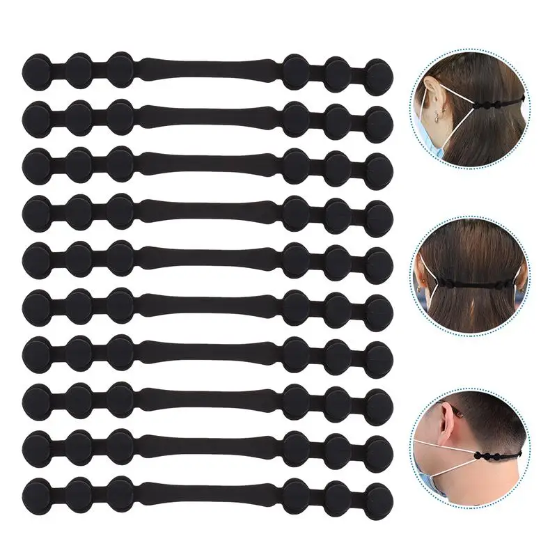 10Pcs Strap Hook for Masks 3 Gear Adjustable Extension Strap for Relieving Long-Time Wearing Ears' Pressure&Pain
10Pcs Strap Hook for Masks 3 Gear Adjustable Extension Strap for Relieving Long-Time Wearing Ears' Pressure&Pain