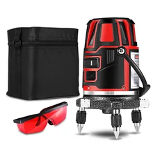 Line Laser Level Tool 50ft Cross 5 Red Lines Self-Leveling Laser Horizontal/Vertical Mode for Picture Hanging, Home Renovation
Line Laser Level Tool 50ft Cross 5 Red Lines Self-Leveling Laser Horizontal/Vertical Mode for Picture Hanging, Home Renovation