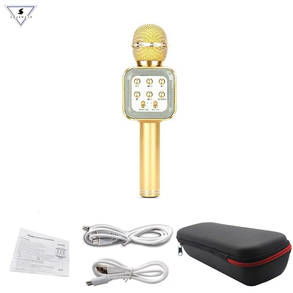WS-1818 Wireless Karaoke Microphone Bluetooth with Hifi Speaker Portable Karaoke Machines Handheld, Compatible with iPhone iPad
WS-1818 Wireless Karaoke Microphone Bluetooth with Hifi Speaker Portable Karaoke Machines Handheld, Compatible with iPhone iPad