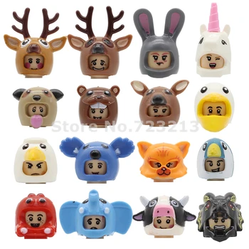 Single Fun Series Animal Figure Head Unicorn Otter Sika Dragon Deer Kangaroo Koala Rabbit Cat Cow Building Blocks Brick Toys 
Single Fun Series Animal Figure Head Unicorn Otter Sika Dragon Deer Kangaroo Koala Rabbit Cat Cow Building Blocks Brick Toys