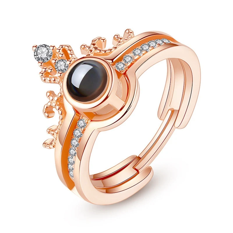 Romantic 100 Languages I Love You Projection Open Ring For Women 2 in 1 Love Memory Wedding Ring Jewelry Dropshipping
Romantic 100 Languages I Love You Projection Open Ring For Women 2 in 1 Love Memory Wedding Ring Jewelry Dropshipping