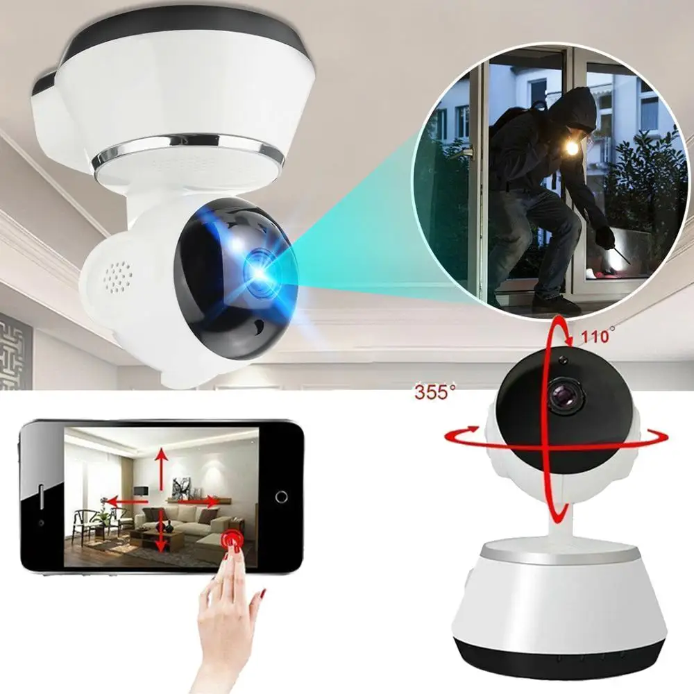 IP Camera CCTV Home Security Cam Micro SD Slot Support Microphone Night Day Infrared Recorder Video Surveillance Baby Monitor
IP Camera CCTV Home Security Cam Micro SD Slot Support Microphone Night Day Infrared Recorder Video Surveillance Baby Monitor