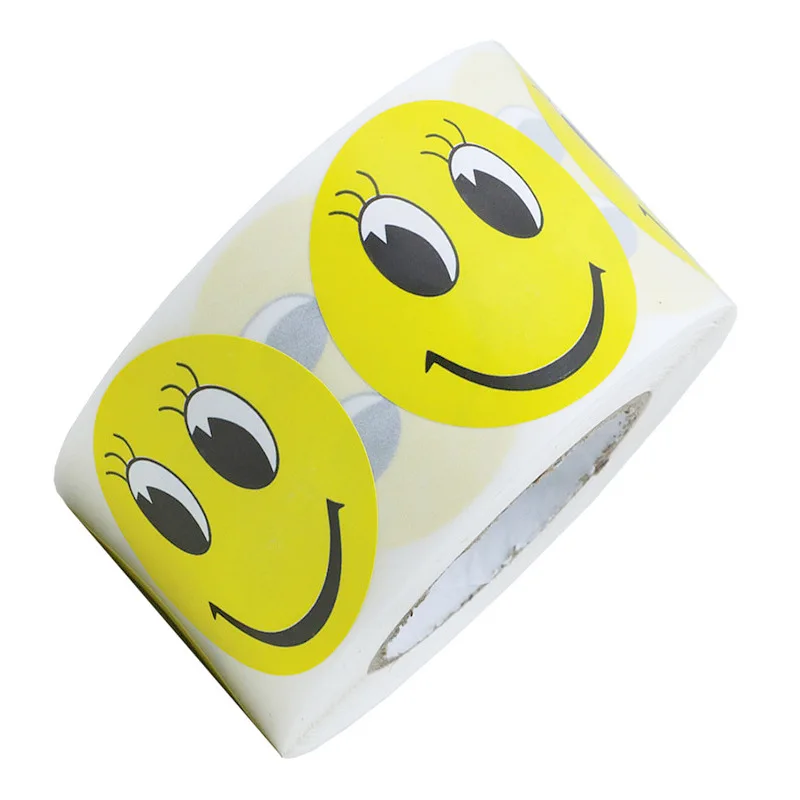 500 Labels per roll Round Natural Kraft Cute smile Sticker seal labes Hand Made With Gift Sticker Paper Stationery sticke
500 Labels per roll Round Natural Kraft Cute smile Sticker seal labes Hand Made With Gift Sticker Paper Stationery sticke