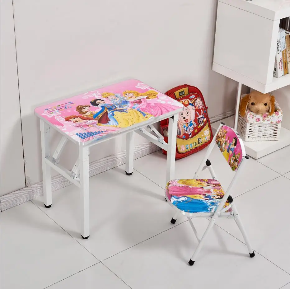 Children's study table primary school desk writing desk and chair cartoon set combination folding simple small square table
Children's study table primary school desk writing desk and chair cartoon set combination folding simple small square table