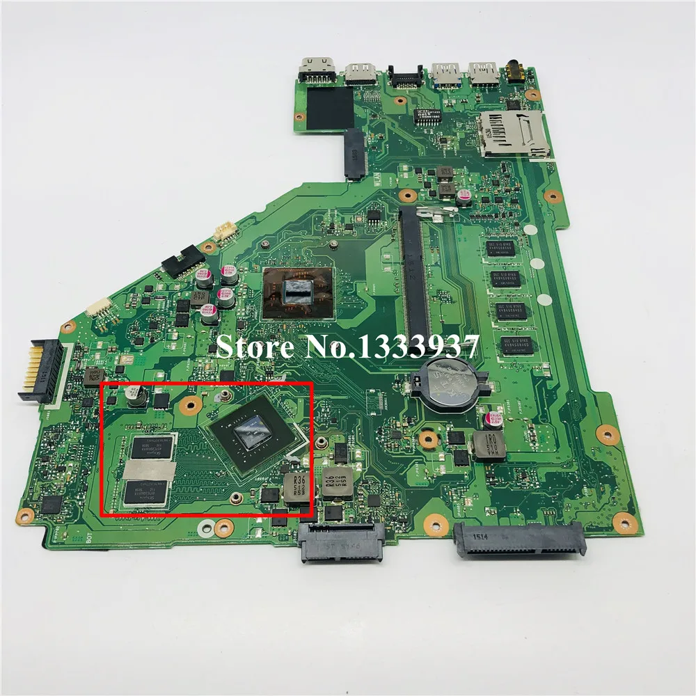 Для ASUS X550M X552M Y582M X550MD X550MJ материнская плата для ноутбука N2940 N3540 SR1YW REV 2 0 100% ТЕСТ ОК |