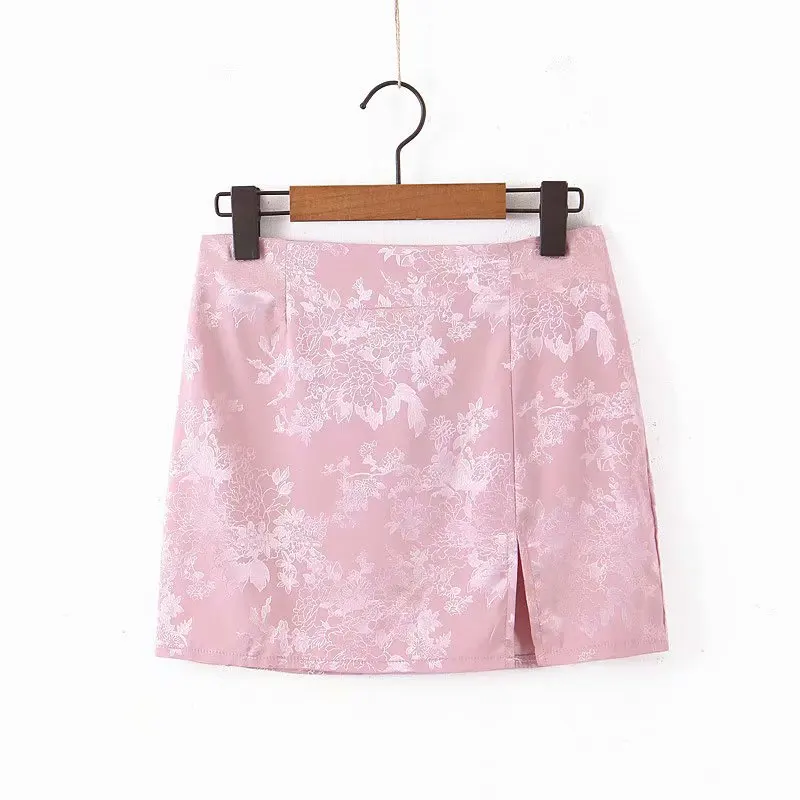 Linj-9202 WOMEN'S Dress New Products Vintage Jacquard Satin Slit Skirt Short Skirt
Linj-9202 WOMEN'S Dress New Products Vintage Jacquard Satin Slit Skirt Short Skirt